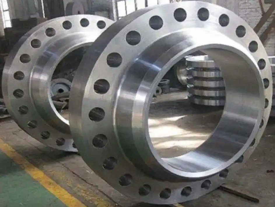 Large custom stainless steel carbon steel alloy steel flange forging machining service   Picture